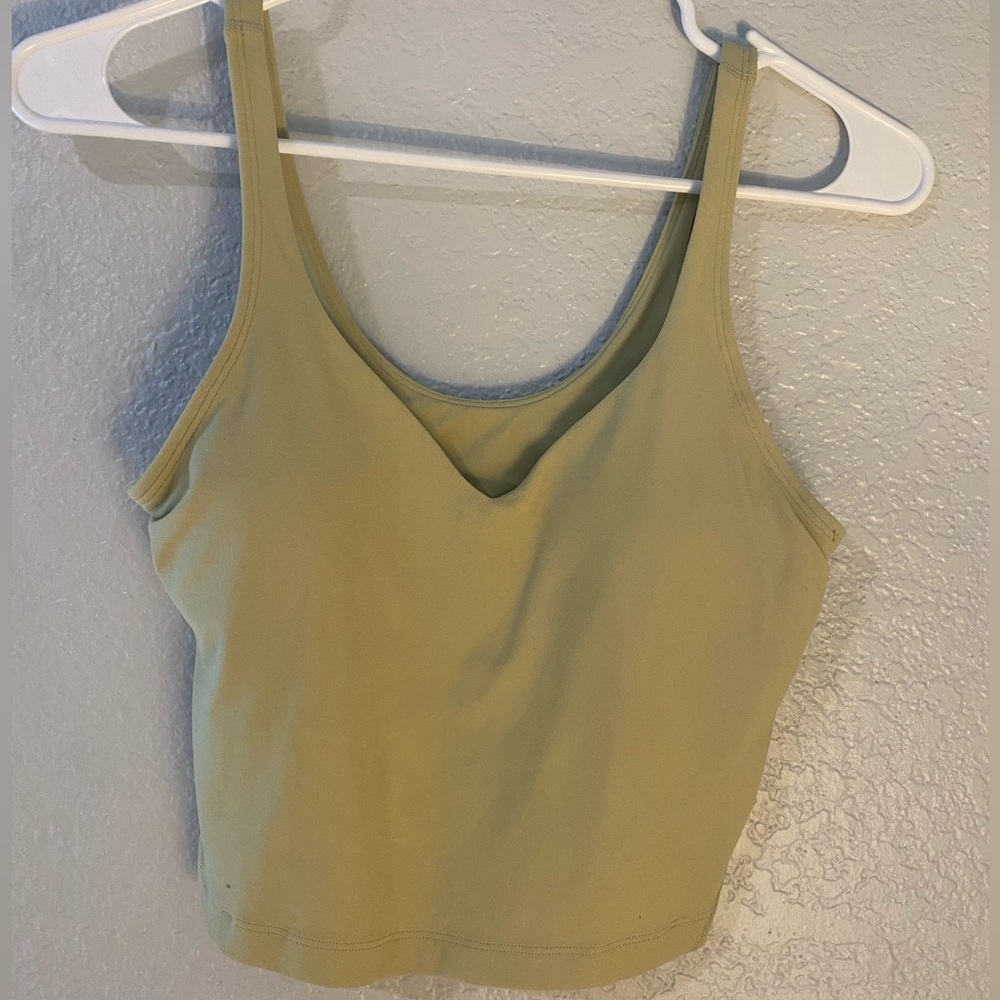 Lululemon Olive Green Tank Top